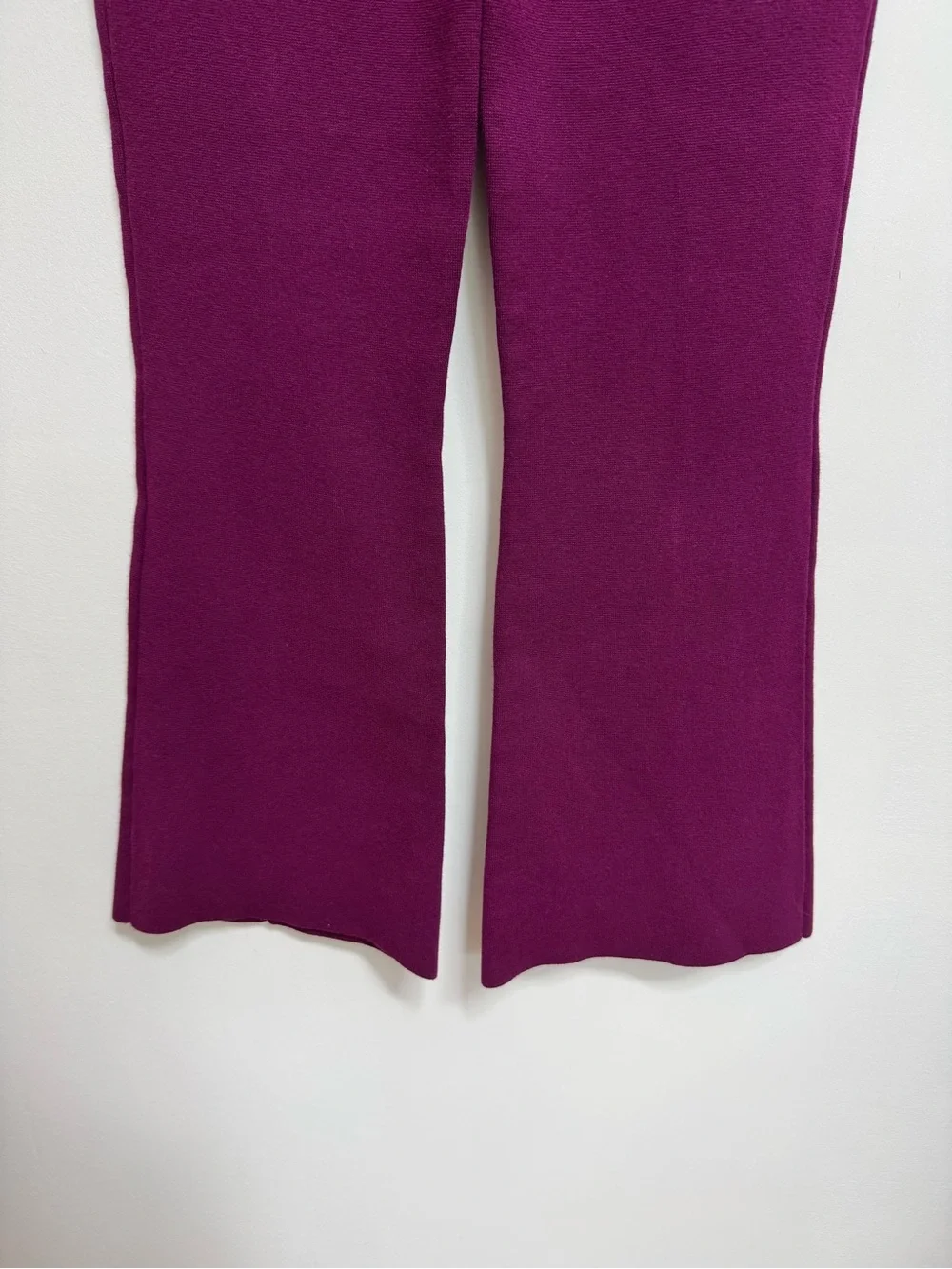 J. Crew Delaney Kickout Knit Sweater Pants Women Small Tall Preppy Winter Flare